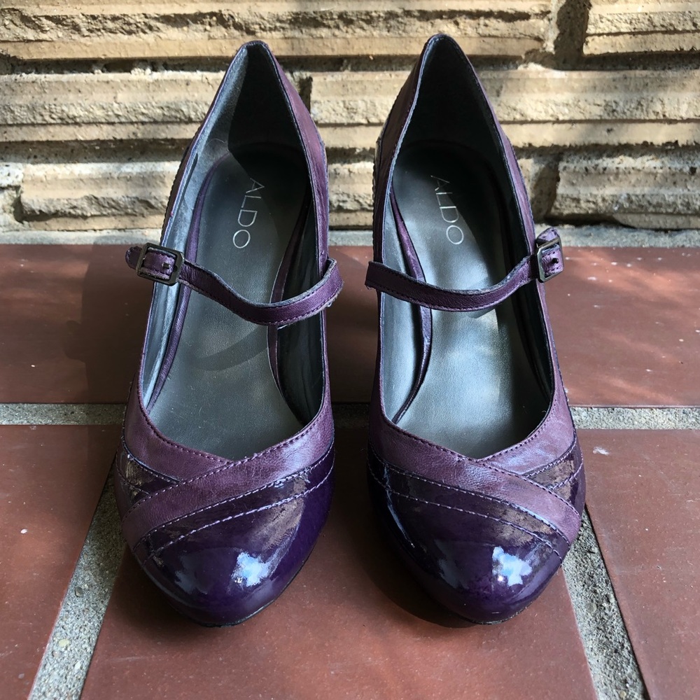 Aldo purple Mary Janes